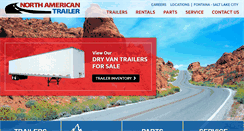 Desktop Screenshot of northamericantrailer.com